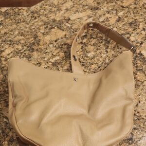 NY Collection Beige Hobo Bag